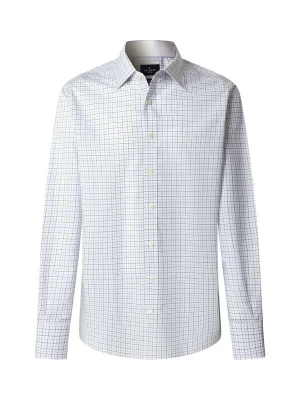 Foto van product Hackett London Overhemd 'POPLIN TATTERSALL' groen / wit