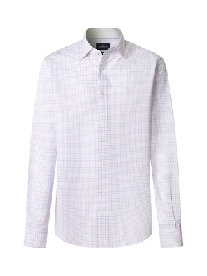 Foto van product Hackett London Overhemd 'POPLIN TATTERSALL' lichtblauw / rosa / natuurwit