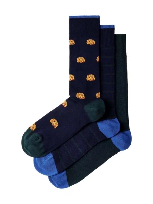 Foto van product Hackett London Sokken ' HARRY ' blauw / donkerblauw / donkergroen / lichtoranje