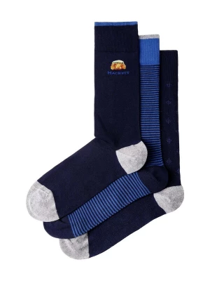 Foto van product Hackett London Sokken ' HARRY STRIPES ' royal blue / koningsblauw