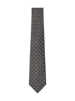 Foto van product Hackett London Stropdas 'Natte' kaki / zwart / wit