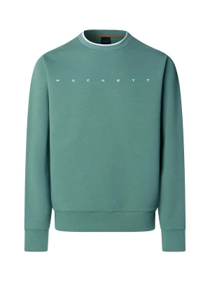 Foto van product Hackett London Sweatshirt 'Essential Crew' smaragd / wit