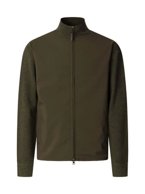 Foto van product Hackett London Tussenjas 'TRAVEL NY / KNIT FZ HYB' olijfgroen