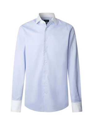Foto van product Hackett London Zakelijk overhemd blauw / wit