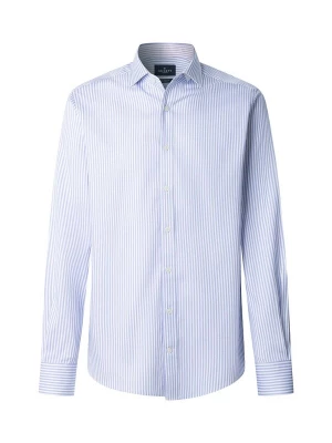 Foto van product Hackett London Zakelijk overhemd 'Double Face Bengal' blauw / wit