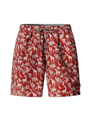 Foto van product Hackett London Zwemshorts 'Fauna' grijs / rood / wit
