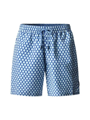 Foto van product Hackett London Zwemshorts 'Seashell' blauw / lichtgroen / wit