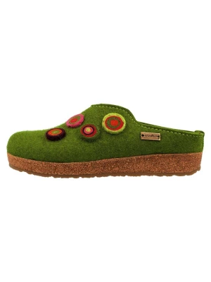 Foto van product HAFLINGER Clogs 'Grizzly Kanon' groen