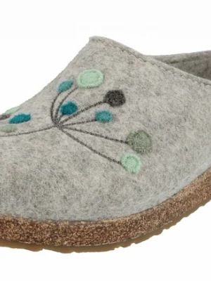 Foto van product HAFLINGER Huisschoenen donkergrijs / grijs gemêleerd / petrol / mintgroen