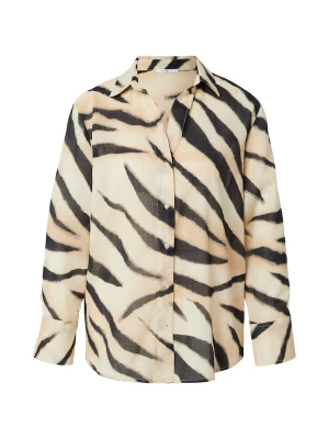 Foto van product Hailys Blouse 'Al44va' beige / zwart