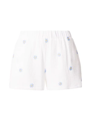 Foto van product Hailys Broek 'Mi44lly' hemelsblauw / goudgeel / wit