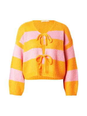 Foto van product Hailys Gebreid vest 'Ch44arlie' oranje / rosa