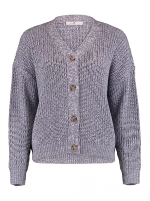 Foto van product Hailys Gebreid vest 'Pi44pa' lichtlila / offwhite
