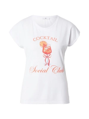 Foto van product Hailys Shirt oranje / donkeroranje / karmijnrood / wit