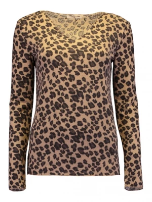 Foto van product Hailys Shirt 'Zi44na' camel / chocoladebruin / zwart