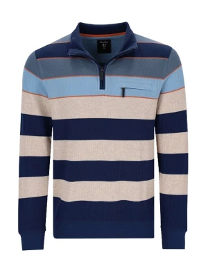 Foto van product HAJO Sweatshirt 'Stay Fresh' beige / blauw / donkerblauw / donkeroranje