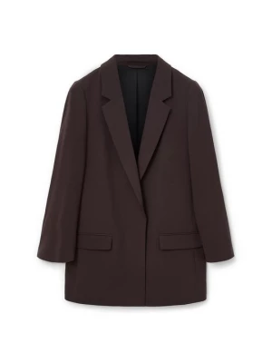 Foto van product Halflange jas AllSaints bordeauxrood