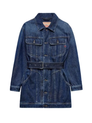 Foto van product Halflange jas Diesel donkerblauw