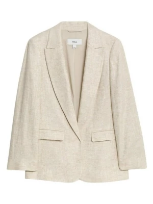 Foto van product Halflange jas Marks & Spencer beige mêleerd
