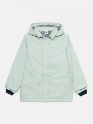 Foto van product Halflange jas Petit Bateau lichtgroen