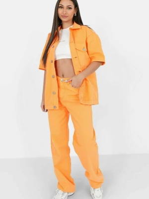 Foto van product Halflange jas Sixth June oranje
