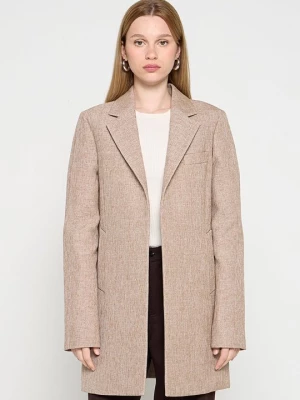 Foto van product Halflange jas Tory Burch zandkleur