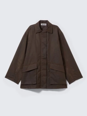 Foto van product Halflange jas Weekday donkerbruin