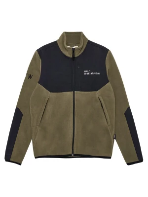 Foto van product HALO Fleece jas olijfgroen / zwart