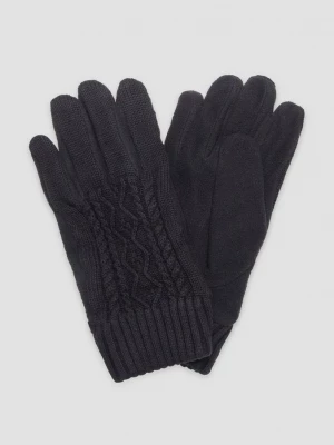 Foto van product Handschoenen met breiwerk en fleece s.Oliver zwart
