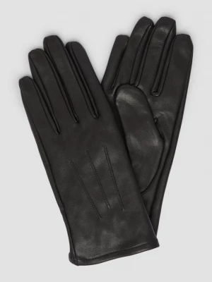 Foto van product Handschoenen van glad leer s.Oliver zwart