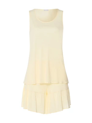 Foto van product Hanro Korte pyjama ' Isabella ' lichtgeel