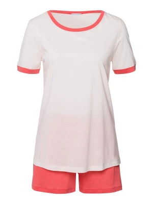 Foto van product Hanro Korte pyjama ' Laura ' lichtroze / lichtrood