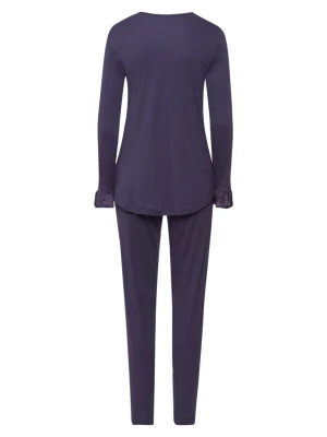 Foto van product Hanro Pyjama 'Claire' blauw