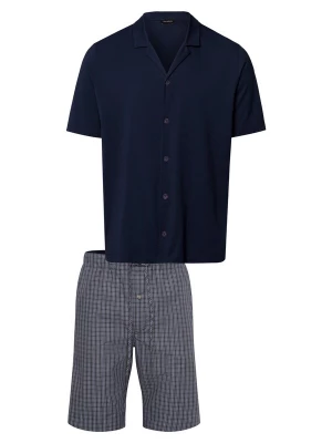 Foto van product Hanro Pyjama kort 'Night & Day' donkerblauw