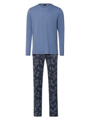 Foto van product Hanro Pyjama lang 'Night & Day' blauw