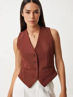 Foto van product Happiness İstanbul Gilet mokka Happiness Istanbul