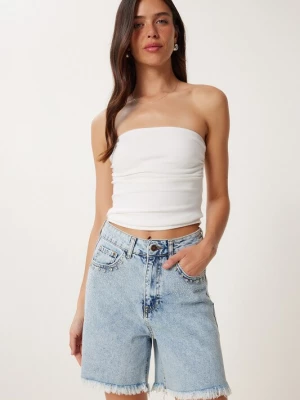 Foto van product Happiness İstanbul Jeans blauw denim Happiness Istanbul