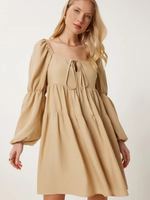 Foto van product Happiness İstanbul Jurk beige Happiness Istanbul