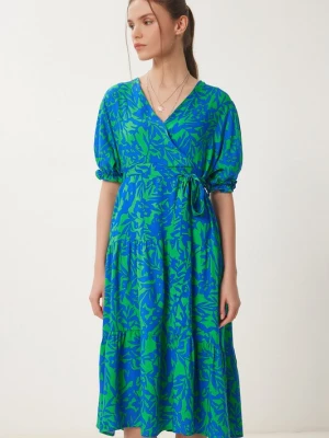 Foto van product Happiness İstanbul Jurk blauw / groen Happiness Istanbul