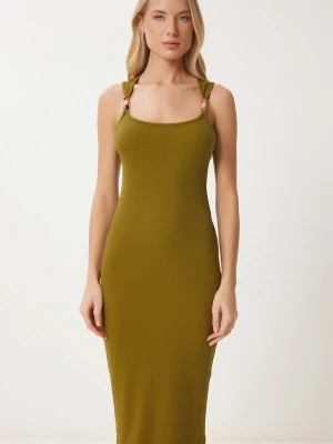 Foto van product Happiness İstanbul Jurk groen Happiness Istanbul