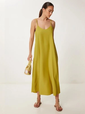 Foto van product Happiness İstanbul Jurk olijfgroen Happiness Istanbul