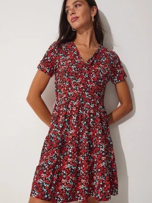 Foto van product Happiness İstanbul Jurk rood / zwart / wit Happiness Istanbul
