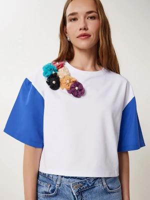Foto van product Happiness İstanbul Shirt blauw / wit Happiness Istanbul