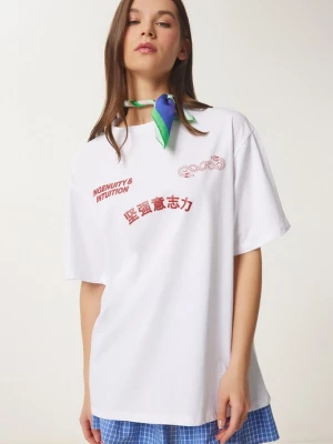 Foto van product Happiness İstanbul Shirt bordeaux / wit Happiness Istanbul