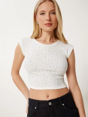 Foto van product Happiness İstanbul Shirt ecru / zwart Happiness Istanbul