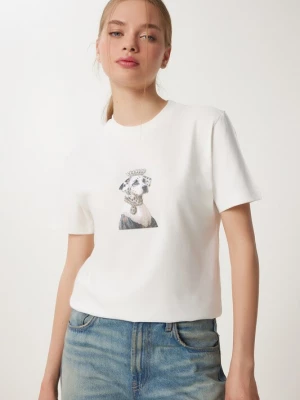 Foto van product Happiness İstanbul Shirt goud / donkergrijs / offwhite Happiness Istanbul