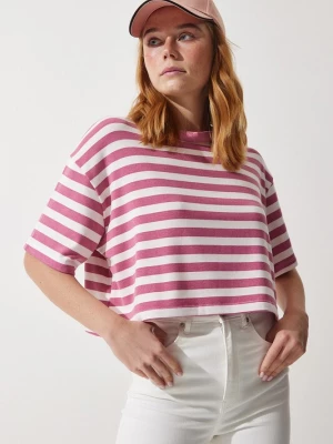 Foto van product Happiness İstanbul Shirt pink / wit Happiness Istanbul