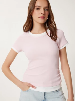 Foto van product Happiness İstanbul Shirt rosa / wit Happiness Istanbul