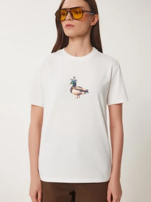 Foto van product Happiness İstanbul Shirt saffier / karamel / smaragd / natuurwit Happiness Istanbul