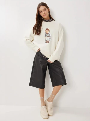 Foto van product Happiness İstanbul Sweatshirt bruin / lichtbruin / natuurwit Happiness Istanbul